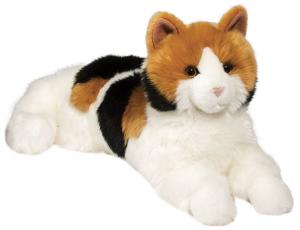 Huskatt, calico (trefärgad), 40cm - Douglas Mjukisdjur
